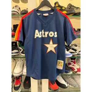 Men's Craig Biggio Houston Astros Mitchell & Ness Cooperstown Mesh Jersey